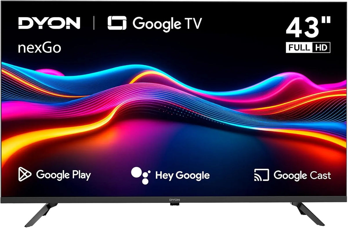 Smart TV 43F, 43 Zoll, Fernseher, Triple-Tuner DVB-T2, S2, Full HD