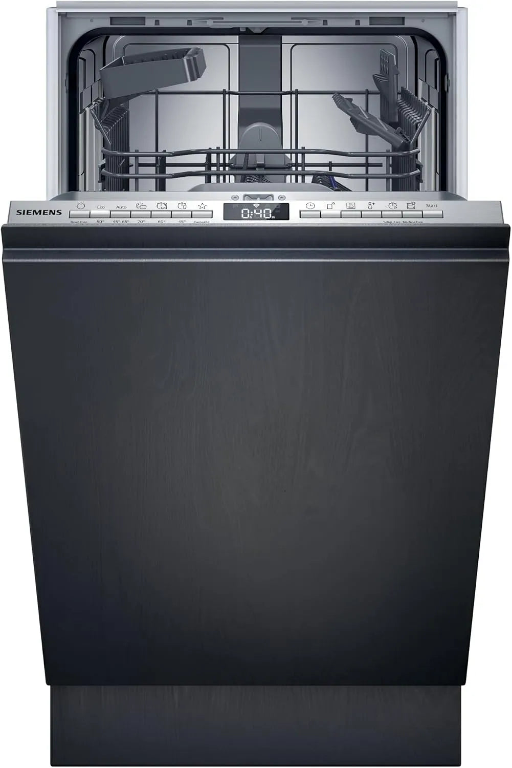 Siemens iQ300 SR63Ex25KE Geschirrspüler, 45 cm, 6 Programme, varioSpeed Plus, Home Connect, aquaStop, Slim-Format, vollintegriert, 10 Maßgedecke