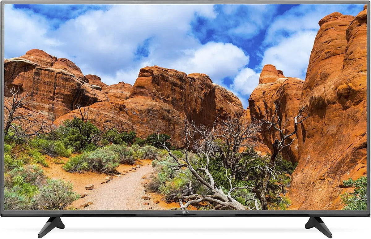 LG 55UF680V 1000PMI Smart TV, 55 Zoll, Fernseher, Schwarz, 139cm, Metallic Design