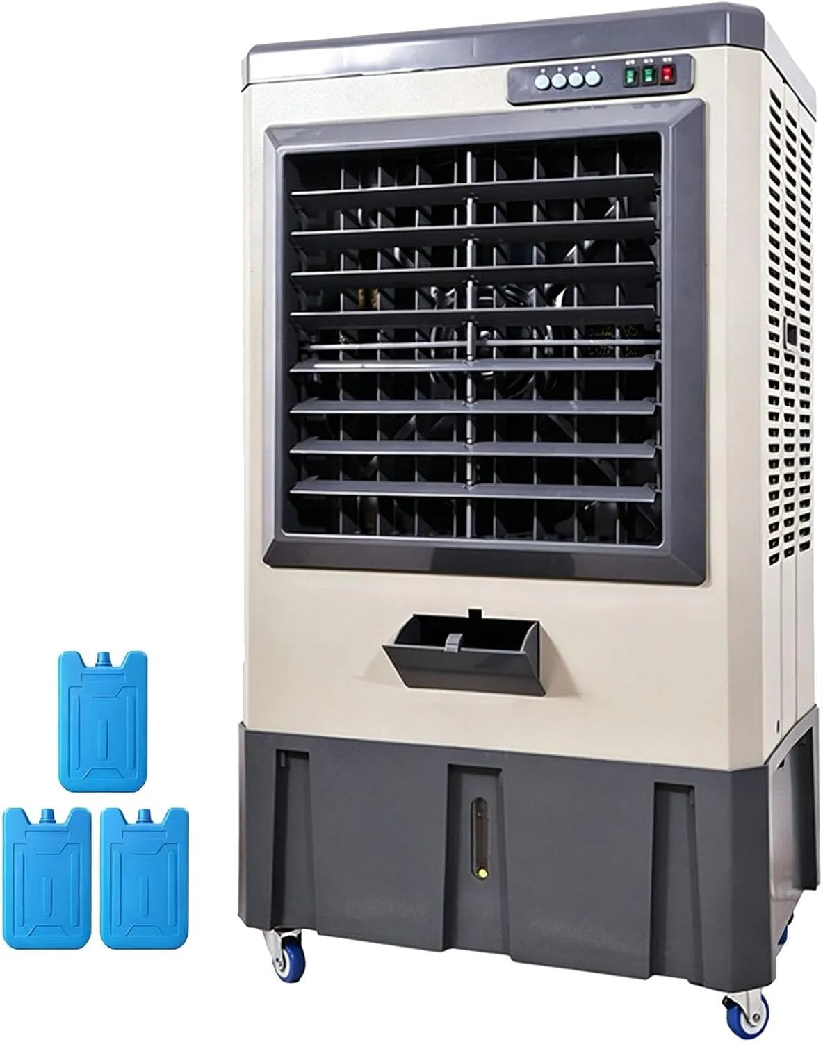Luftkühler 40-l-Tank, 200 W, Verdunstungskühler, Tastenbedienung