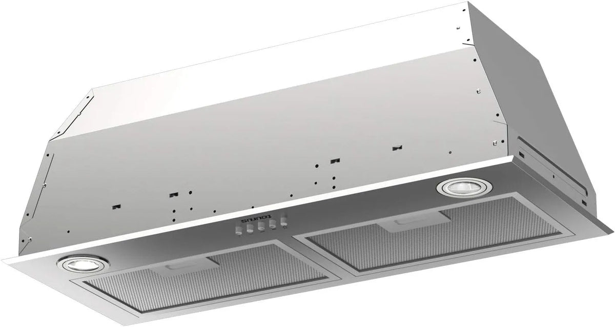Taurus Dunstabzugshaube, 72 cm, 200 W, 650 m3/h, Küchenhaube, 3 Geschwindigkeiten, Edelstahl, waschbare mehrlagige Aluminiumfilter, LED, 72 cm breit