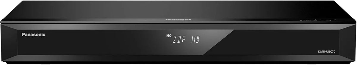 Panasonic DMR-UBC70EGK 500GB Smart TV, Fernseher, 4K UHD, WLAN, Blau, 2x DVB-C/T2 HD Tuner, 4K Blu-ray Disc, UHD Recorder, 4K VoD, HDD, UHD TV Empfang