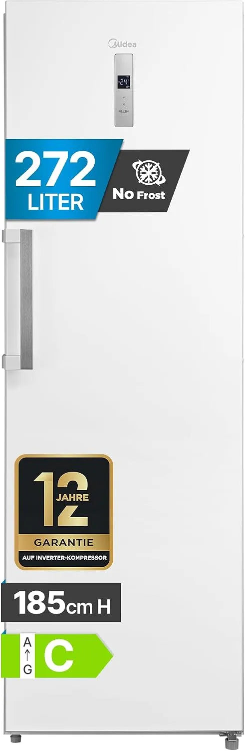 Kühl-Gefrierkombination, 474 L, Midea, Kühlschrank mit Gefrierfach, 4-Türig, Midea 474L Cross Door Kühl-Gefrierkombination