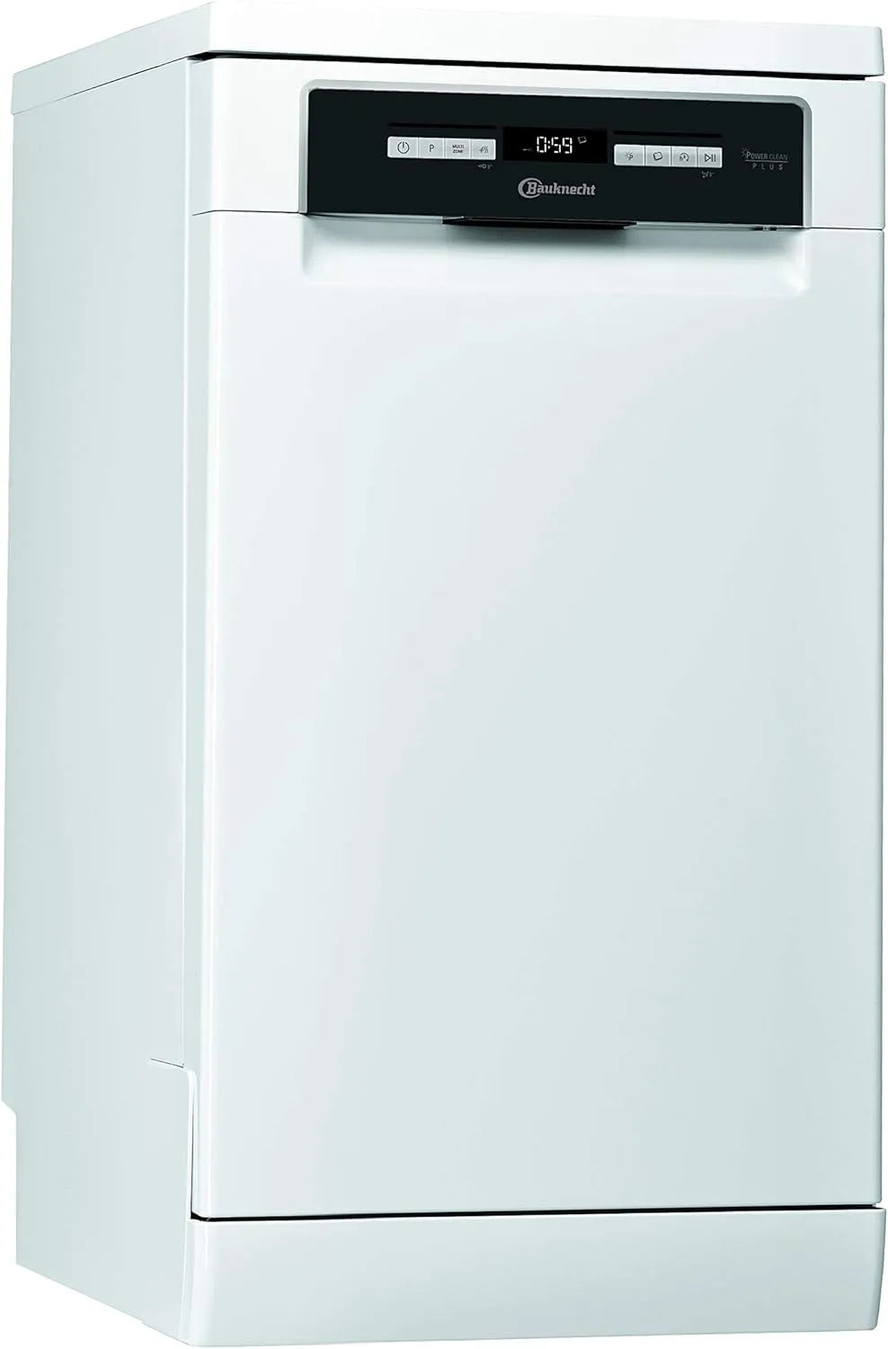 Bauknecht 3O23 Geschirrspüler, 45 cm, Slim-Format, freistehend, Kindersicherung, PowerClean, ExtraDry, Vollwasserschutz, Sensor-Programm