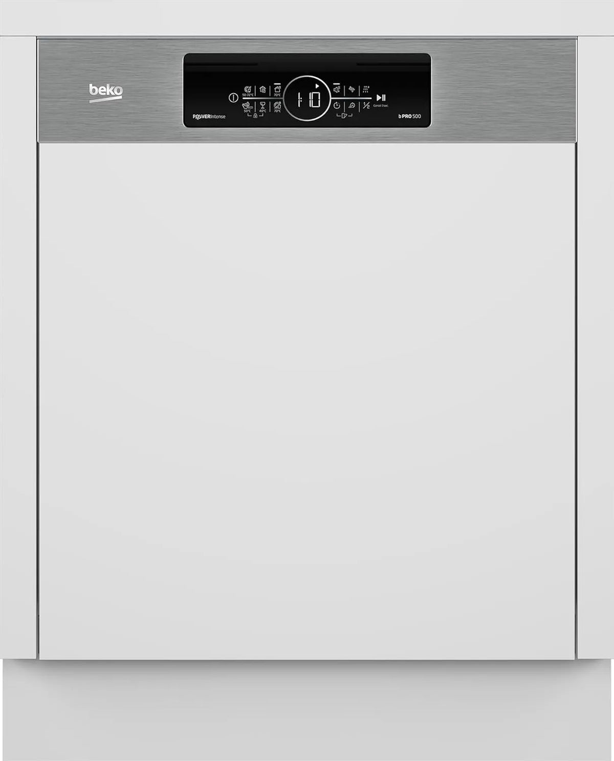 Beko BDSN36550xP Geschirrspüler, 60 cm, 6 Programme, Einbau, Weiß, für 15 Maßgedecke, 3 Spülebenen, 6 Zusatzfunktionen, PowerIntense, SilentWash