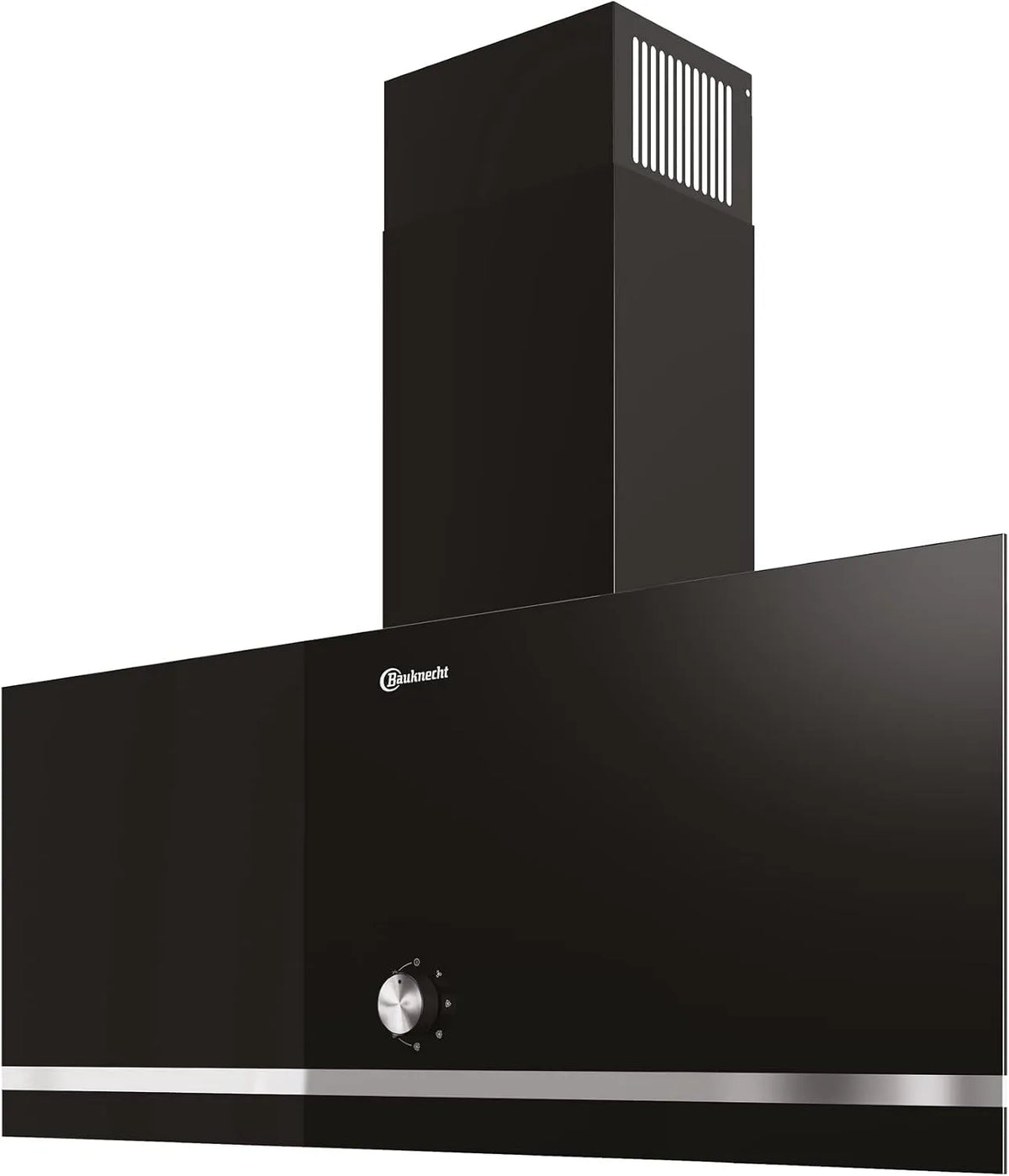 Bauknecht 92F Dunstabzugshaube, 90cm, Energieklasse A, Küchenhaube, kopffrei und schräg, Abluft- und Umluftbetrieb, 41, 1 kWh, 3 Leistungsstufen inkl