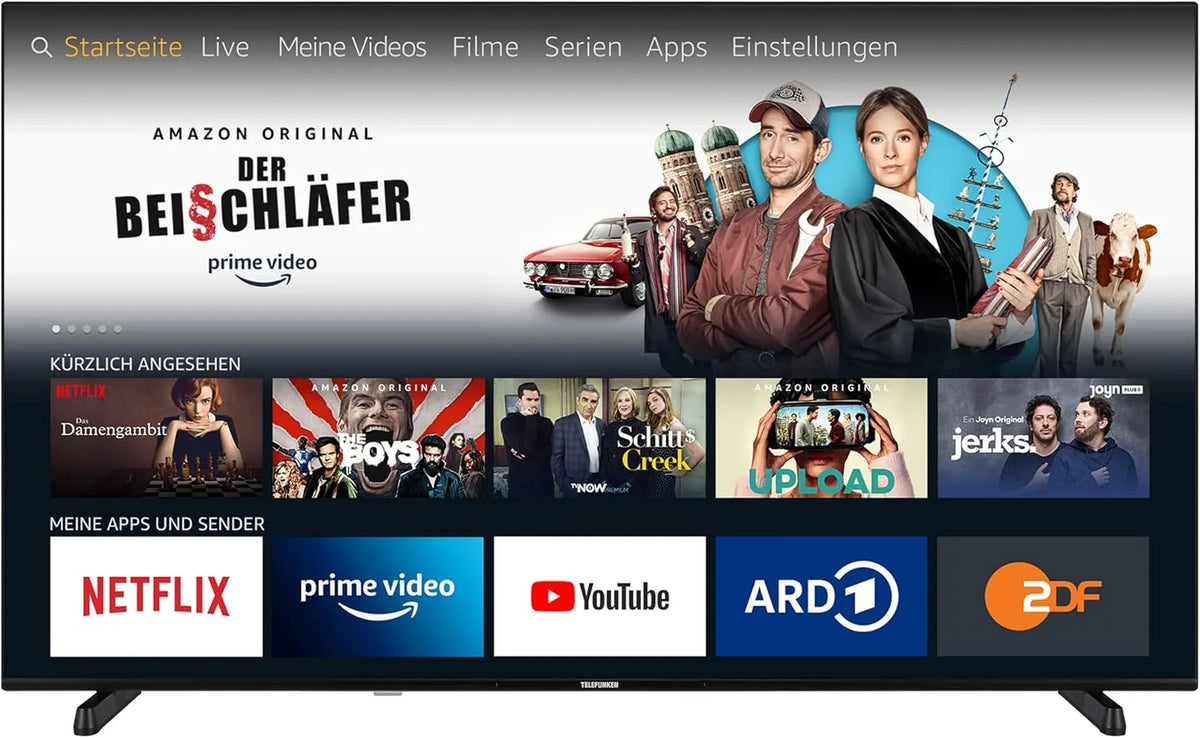 Smart TV xU65FO754S, 65 Zoll, Fernseher, 4K UHD, HDR, Dolby Audio, Triple-Tuner, Dolby Atmos