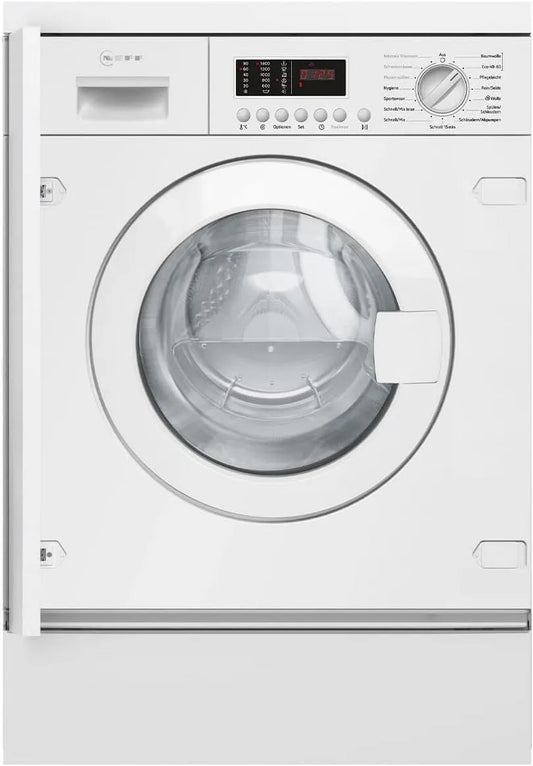 NEFF V6540x3 Waschtrockner, 52 L, 4 kg, 72 dB, Waschmaschine, Trockner, vollintegriert, aquaStop, Vollintegrierbar, bis zu 4 kg, Made in Germany