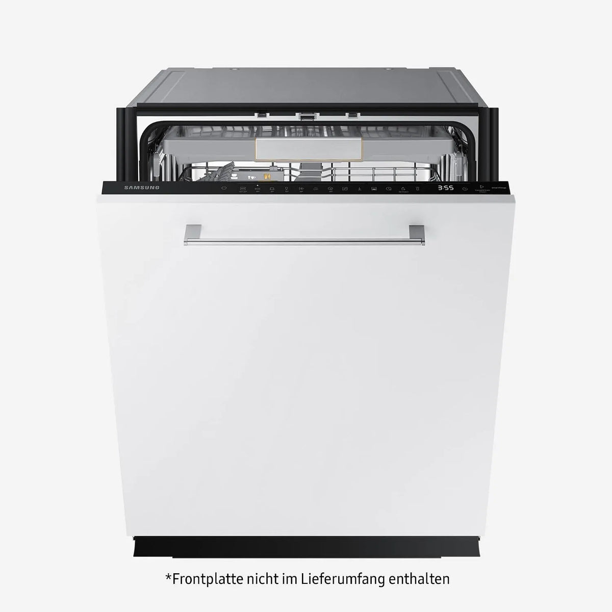 Samsung DW60CG880B00EG Geschirrspüler, 60 cm, 9 L, 43 dB, vollintegriert, SmartThings, Weiß, 14 Maßgedecke, EEK: A, WaterJet Clean