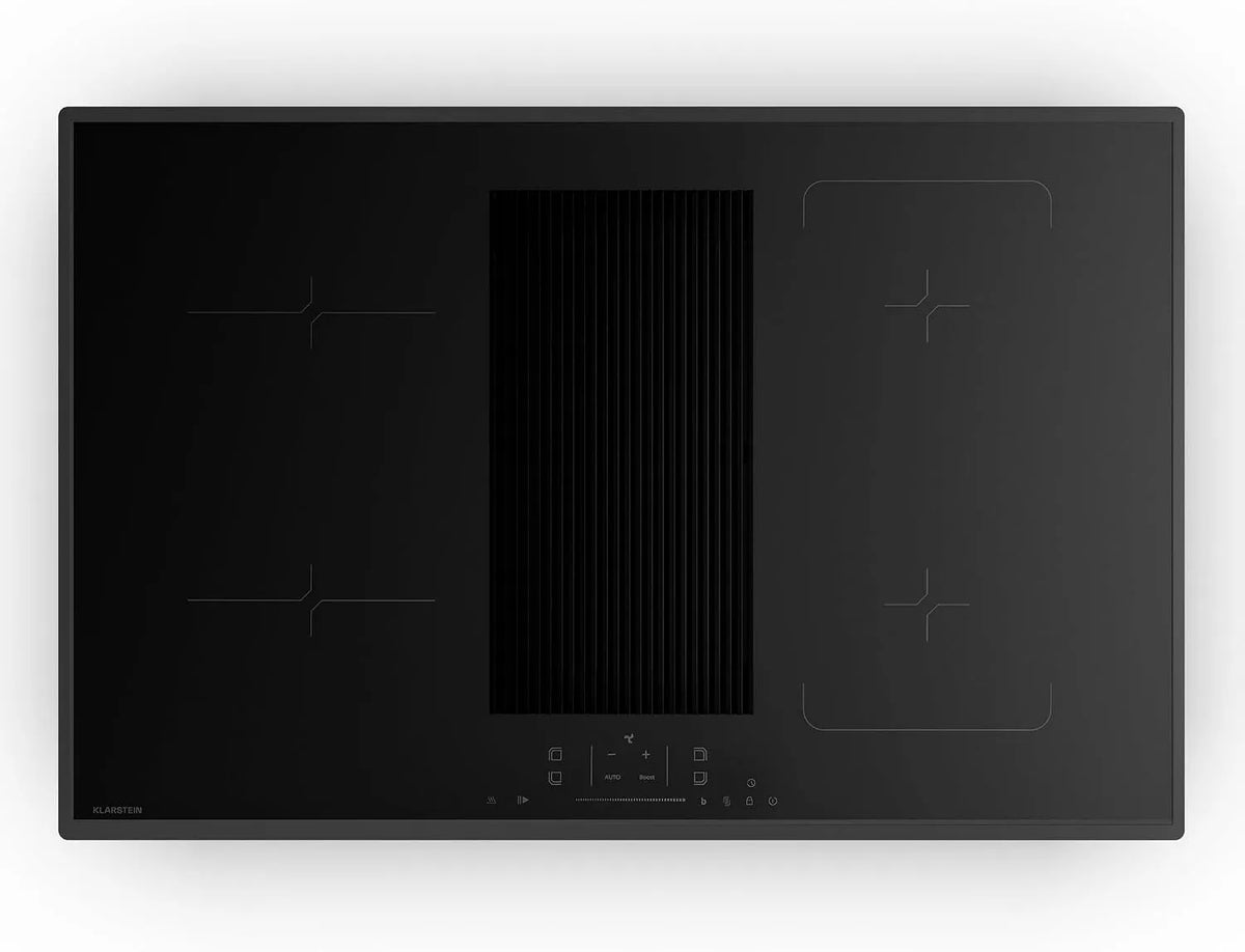 Klarstein Induktionskochfeld, 80cm, 8400 W, Induktionsplatte, Boost, Touch-Bedienung, Timer, Kindersicherung, Flex-Zone, Touch-Slider, 4 Zonen