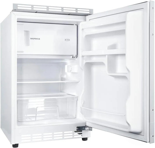 Respekta UKS110-11 Kühlschrank, 82 L, 81, 5 x 49, 5 cm, Weiß, automatisches Abtauverfahren im Kühlteil, respekta Unterbaukühlschrank, Wechselbarer