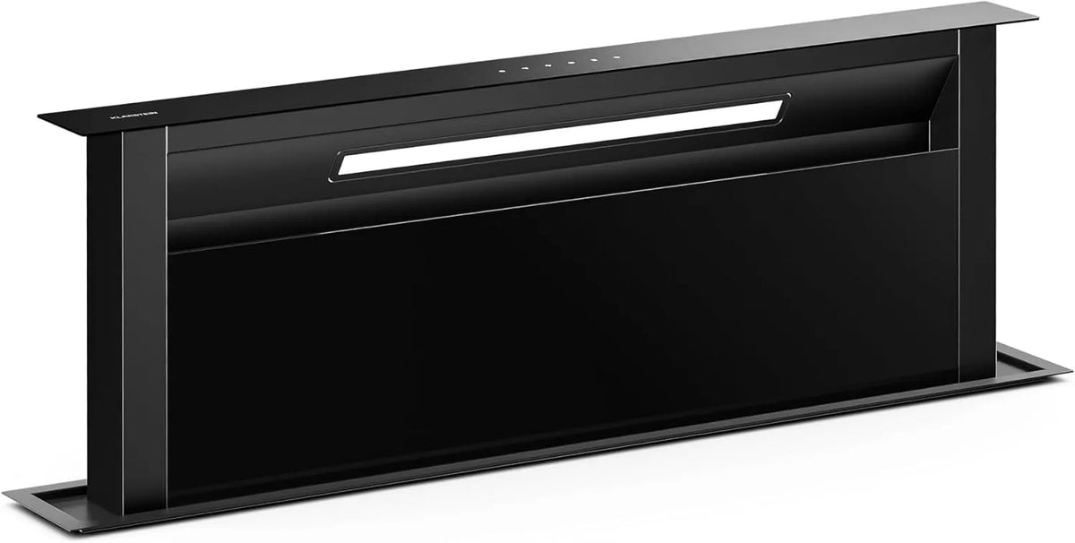 Klarstein Geschirrspüler, 90cm, 906 m3/h, Spülmaschine, Touch-Bedienung, leise, LED, Kochfeldabzug