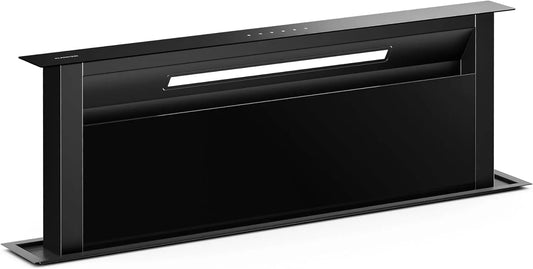Klarstein Geschirrspüler, 90cm, 906 m3/h, Spülmaschine, Touch-Bedienung, leise, LED, Kochfeldabzug