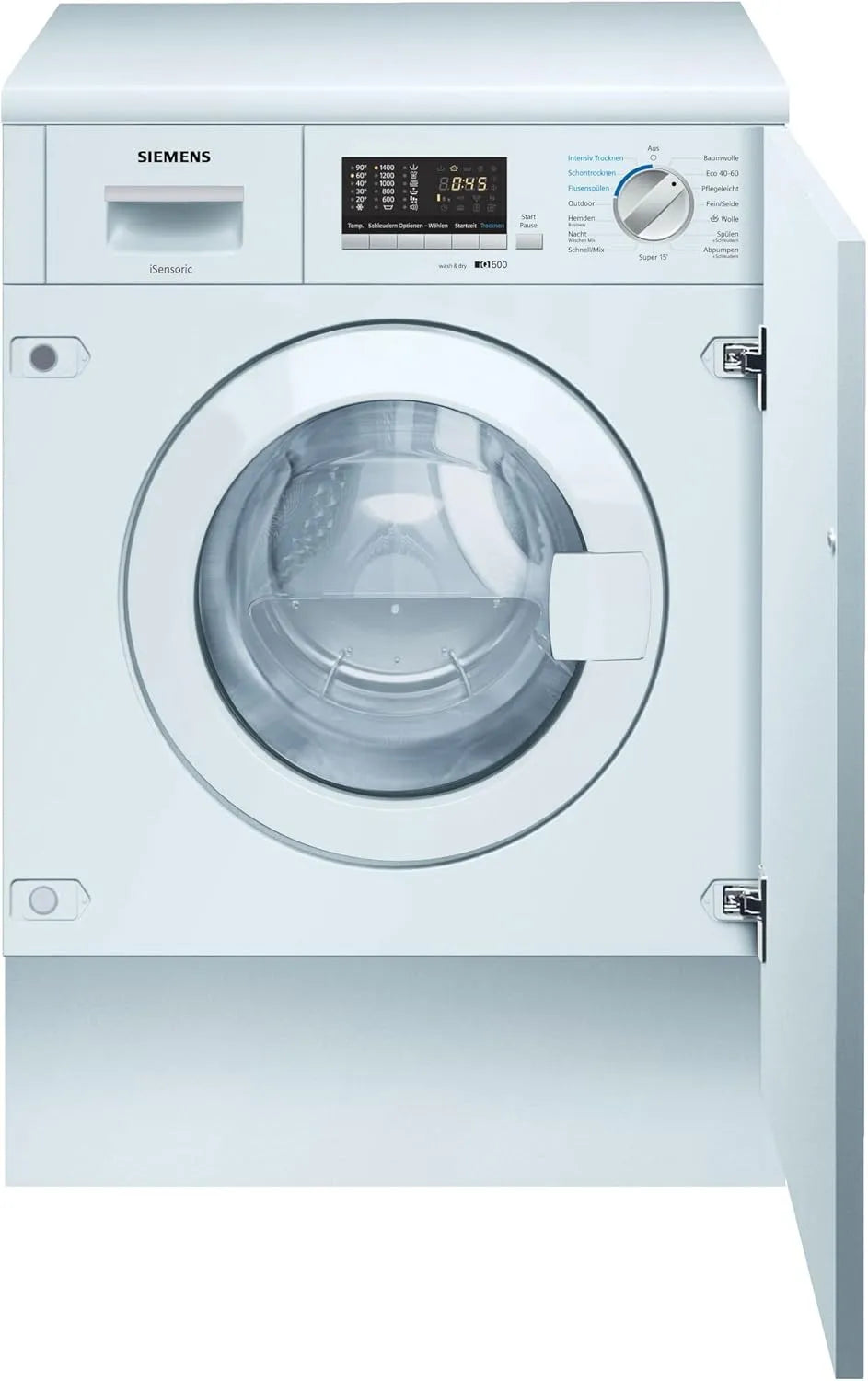 Siemens iQ500 WK14D543 Waschtrockner, 7 kg, Waschmaschine, Trockner, Einbau