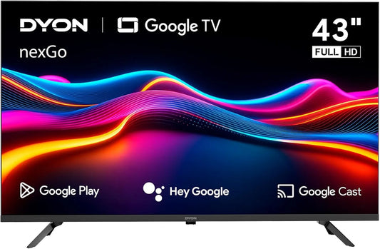 Smart TV 43F, 43 Zoll, Fernseher, Triple-Tuner DVB-T2, S2, Full HD