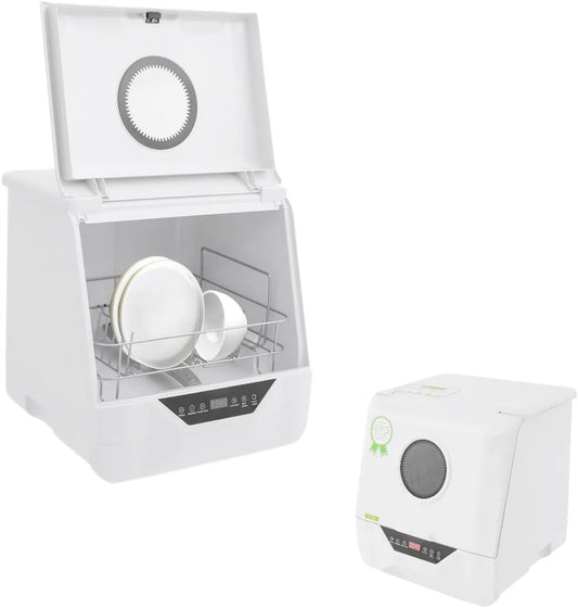 Geschirrspüler IPx1, 800 W, Spülmaschine, IP65, Mini Geschirrspüler mit 4 Waschmodi 800W LED Tischspülmaschine Wasserdicht IPx1 Elektrisch