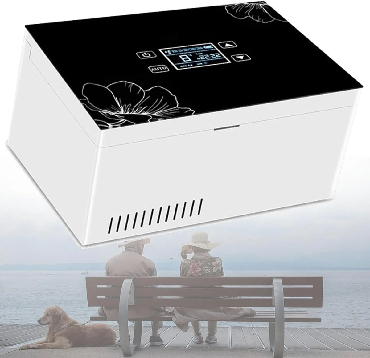 Gefrierschrank, tragbar, Gefrierfach, Medikamenten- und Insulintransport, Tiefkühlschrank, Reisen, Zuhause, zwei Batterien