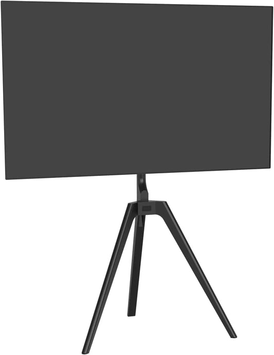 TV-Möbel, 65 Zoll, TV-Ständer, Studio-Stativ, Staffelei-Design, bis zu 65 Zoll