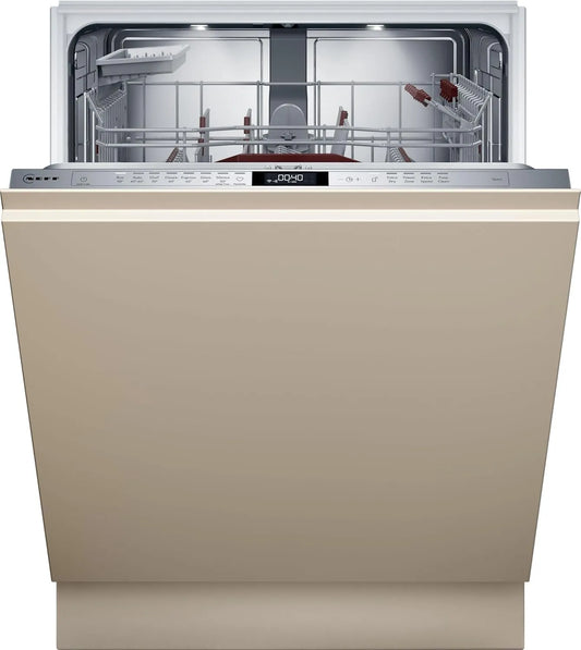 NEFF S257EAx00E Geschirrspüler, 60 cm, Spülmaschine, Besteckkorb, vollintegriert, leise, höhenverstellbarer Oberkorb, N 70, automatische Türöffnung