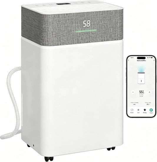 Luftentfeuchter, 20 L, JUMMICO 20L, Tag, Timer, WLAN