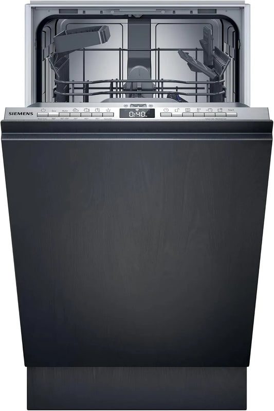 Siemens iQ300 SR63Ex25KE Geschirrspüler, 45 cm, 6 Programme, varioSpeed Plus, Home Connect, aquaStop, Slim-Format, vollintegriert, 10 Maßgedecke