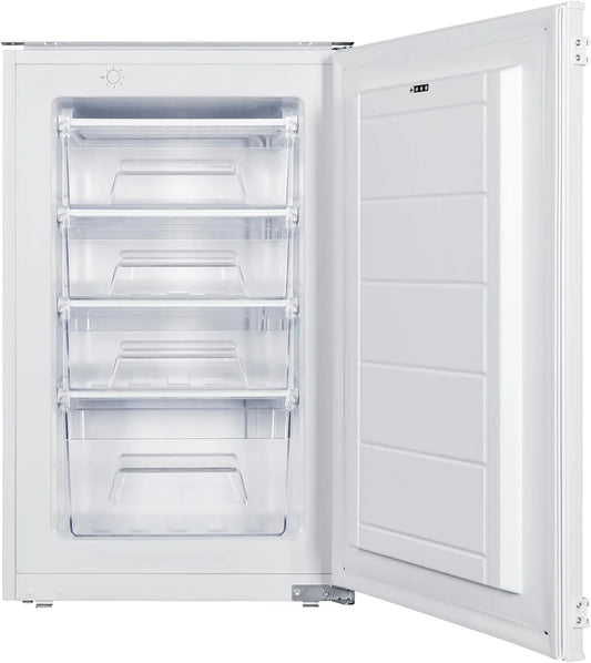 Respekta GS88-11/77 Gefrierschrank, 77 L, 39 dB, Einbau, Gefrierfach, Tiefkühlschrank, Weiß, Max. 39 dB, 14120000000111, Wechselbarer Türanschlag