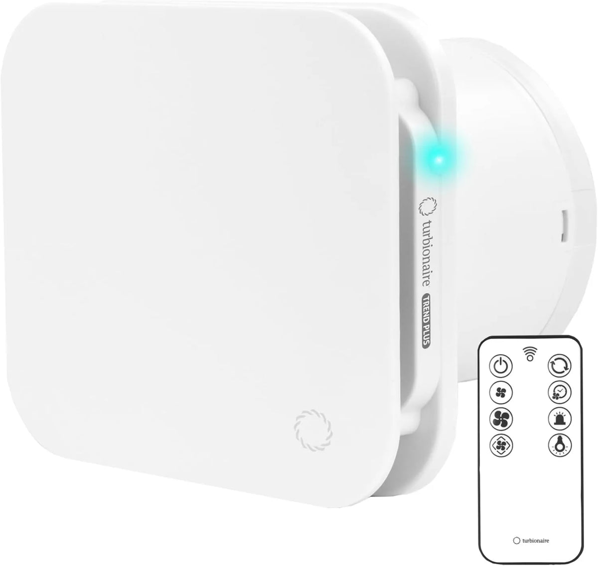 Produkt Fernbedienung, Turbionaire Trend Plus 100 WM 100 mm Leise Badlüfter, Multifunktion, 7 Geschwindigkeiten + Boost, 22dB, Energiesparend 5