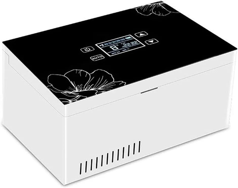 Elektrische Kühlbox, tragbar, LCD-Display, Auto, Medikamenten- und Insulintransport, mobile Kühlbox, Batterie × 1