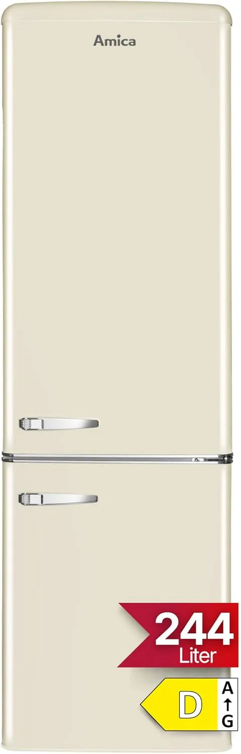 Amica Kühl-Gefrierkombination, 244 L, 181 x 55 x 61, 5cm, Kühlschrank mit Gefrierfach