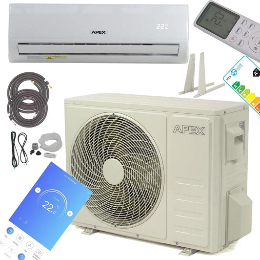 Klimaanlage, 5140 W, Split 4-in-1, Split Klimaanlage Klimagerät 4-in-1 18000 BTU Heizfunktion Luftentfeuchter 5140W 56183 AWZ