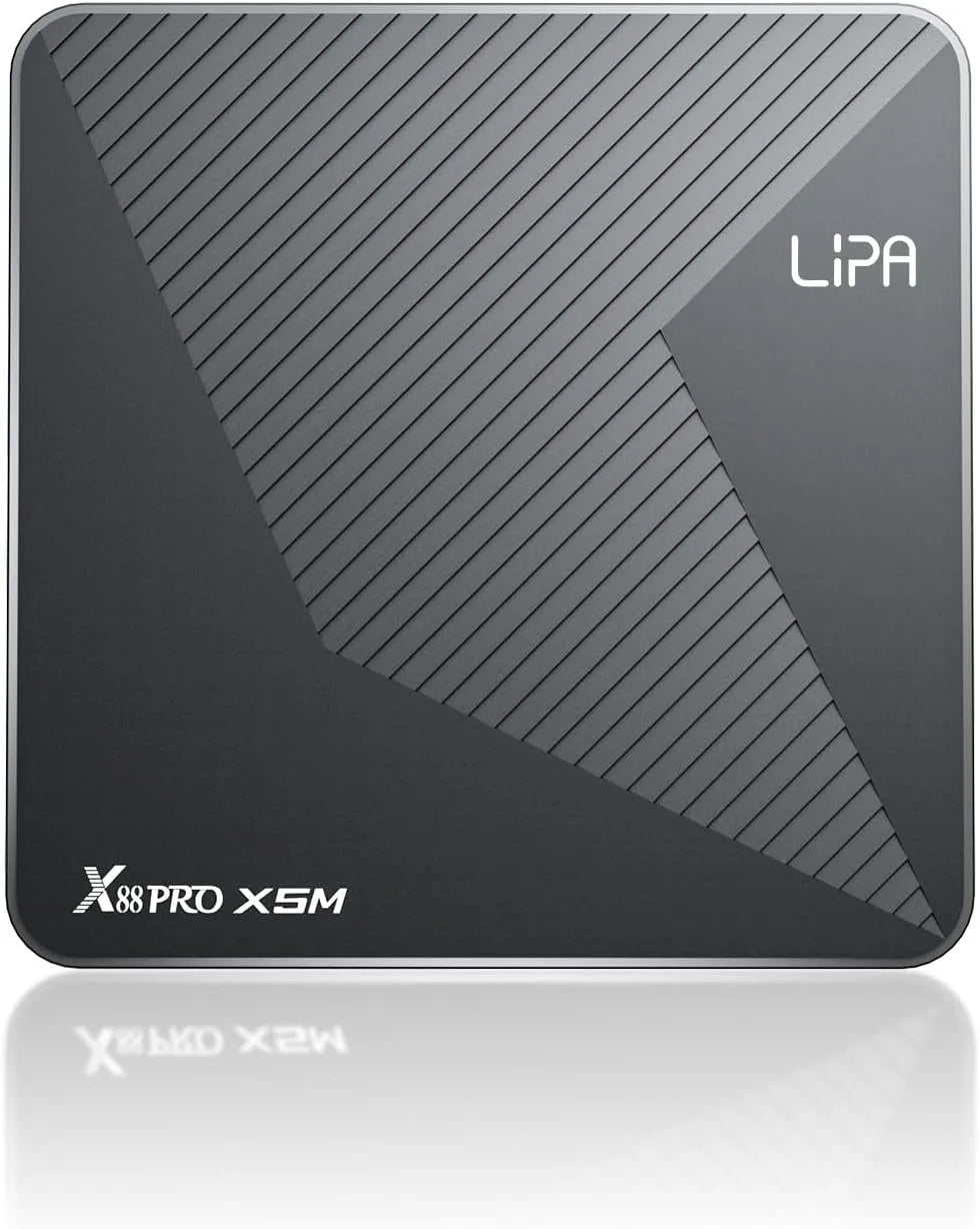 Smart TV, Fernseher, Lipa x88 S905x5M, WLAN, Android OS, Apps via Playstore und Internet, 1000M LAN und WiFi, 8K Decoder