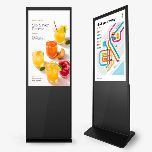 Digital Signage Display 43T, 43 Zoll, Werbedisplay, Touch-Bedienung, Android OS, digitaler Werbeanzeige, Android 11, xoro MegaPAD Signage 43T 43'