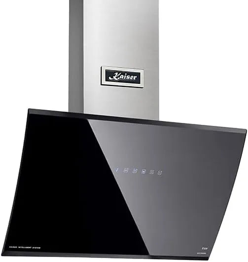 Dunstabzugshaube, 60 cm, 1250 m3/h, Küchenhaube, kopffrei und schräg, Abluft- und Umluftbetrieb, Timer, Edelstahl, Automatische Kontaktlose Öffnung