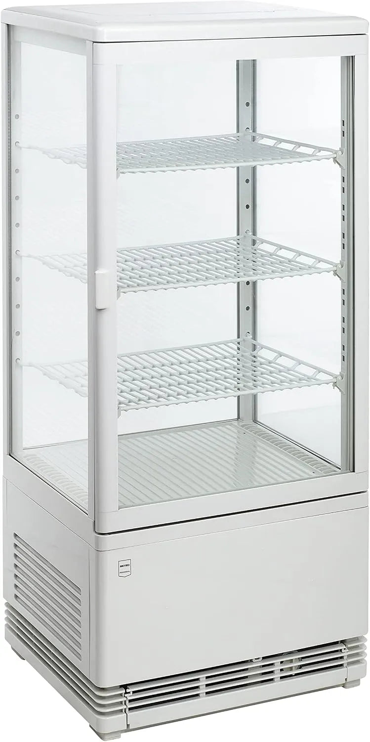 Kühlvitrine GGC2078, 78 L, Weiß, 3 verstellbare Einlegeböden, LED-Innenbeleuchtung