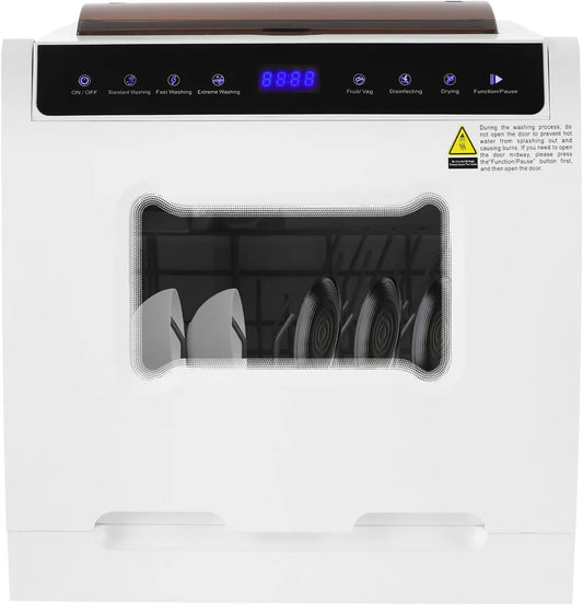Geschirrspüler, Spülmaschine, Touch-Bedienung, leise, 58kWh & Touchscreen Leiser Spülmaschine für 4-6 Personen