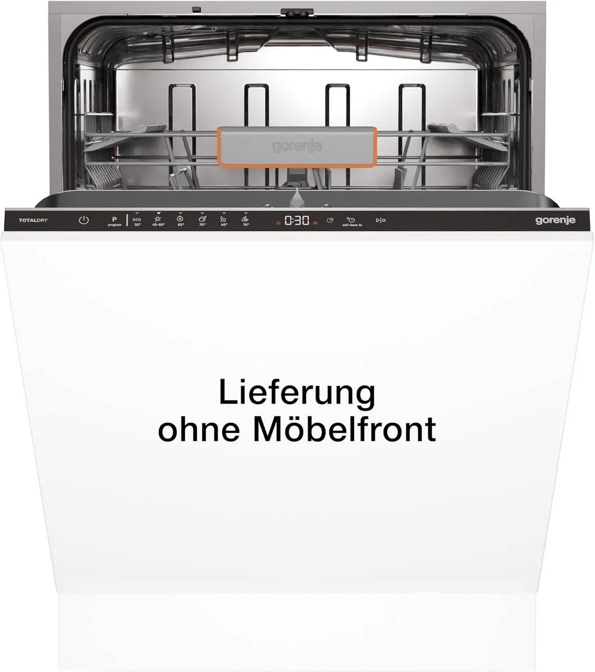 Gorenje GV642C65 EU, 60 Geschirrspüler, 82 x 60 x 55, 5cm, 6 Programme, aquaStop, Einbau, Edelstahl, 60 breite, 14 Maßgedecke, Made in EU, TotalDry