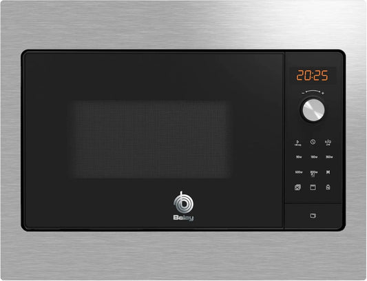Mikrowelle, 20 L, 800 W, Balay 3CG5142x3, Grill, Einbau, Edelstahl, Schwarz, links
