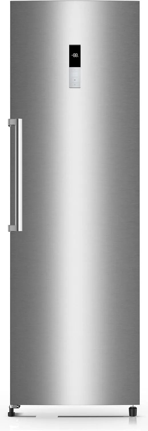 Gefrierschrank GS282DIx, 282 L, 38 dB, No Frost, Gefrierfach, Schnellgefrieren, Edelstahl, Tiefkühlschrank, 199 kWh, Jahr, höhenverstellbare Füße