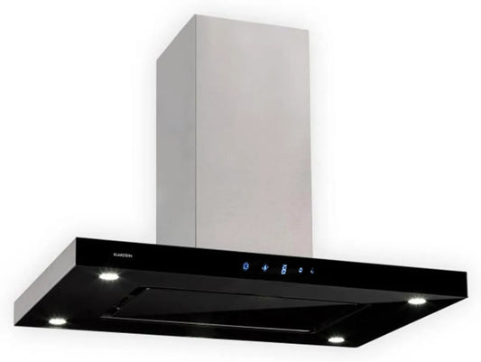 Klarstein max.650 Dunstabzugshaube, 230 W, 650 m3/h, Küchenhaube, LED-Beleuchtung, Touch-Bedienung, Edelstahl, Silber, Touch-Panel, Klarstein Valeria