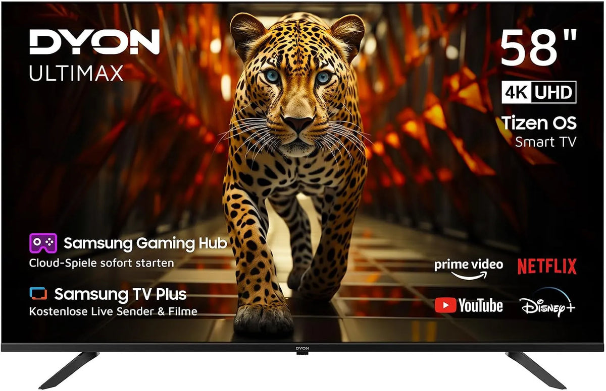 Smart TV, 58 Zoll, Fernseher, DYON 58U-TI, 4K UHD, HDR