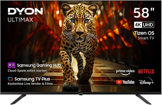 Smart TV, 58 Zoll, Fernseher, DYON 58U-TI, 4K UHD, HDR