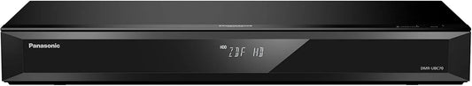 Panasonic DMR-UBC70EGK 500GB Smart TV, Fernseher, 4K UHD, WLAN, Blau, 2x DVB-C/T2 HD Tuner, 4K Blu-ray Disc, UHD Recorder, 4K VoD, HDD, UHD TV Empfang