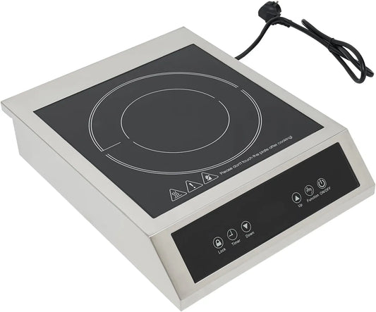 Induktionskochfeld, 3500 W, Induktionsplatte, 3500W Einzelinduktionskochfeld 11 Temperatur