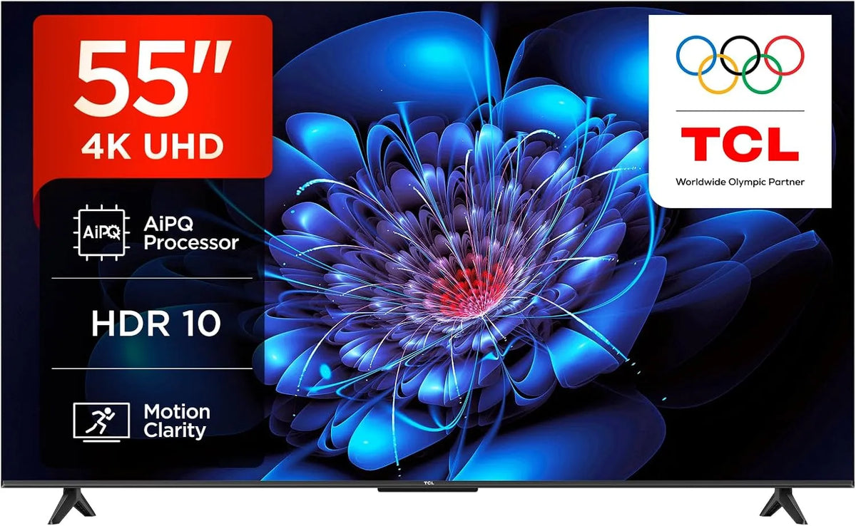 Google 55P6K Smart TV, 55 Zoll, Fernseher, 4K UHD, HDR, Dolby Audio, Google Assistant, Alexa und Siri, Motion Clarity