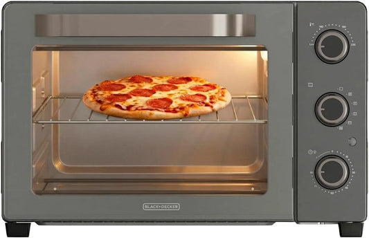 Black+Decker Backofen, 1500 W, Schwarz