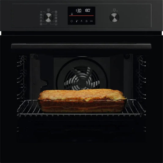 Electrolux EOF4P56H Backofen, 72 L, Energieklasse A, Grill, Schwarz, Electrolux EOF4P56H Elektrobackofen, 72 Liter, Umluftofen