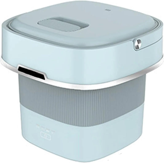 Waschmaschine, 6 L, tragbar, faltbares Design, platzsparende Wäschelösung, für kompakte Wohnräume