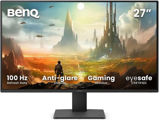 Monitor, 27 Zoll, 1080 × 1920, 100 Hz, BenQ GW2791E 1080p, Full HD, IPS-Panel, HDMI, schmal, Blau, DisplayPort, TÜV-Zertifiziert, flimmerfrei