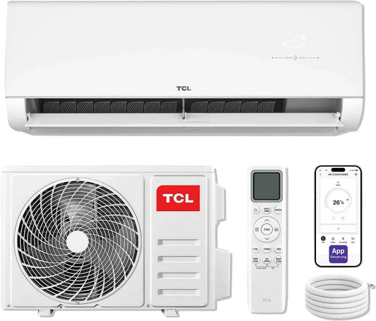 TCL Klimaanlage, WLAN, App, Inverter, TCL VoxIn Split Klimaanlage 18000 BTU 5, 2 kW Set inkl 5m Leitungen Kühlen Heizen Entfeuchten Ventilieren Hands
