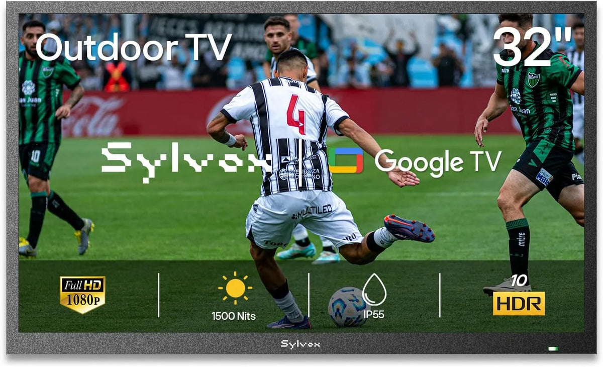 Smart TV, 32 Zoll, Fernseher, Outdoor, IP65, 1500 Nits Full Sun Readable, IP55 wasserdichte